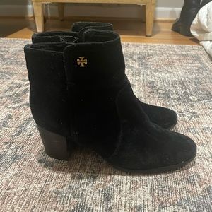 Black Tory Burch booties